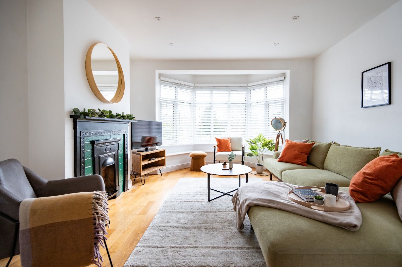 Example of bright, natural property photography showcasing a beautifully lit interior space